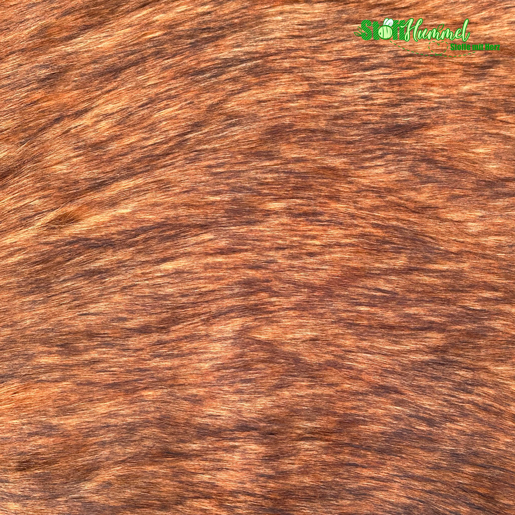 Ecoshag™ Animal Wolf Long Pile Shaggy Fur - Stoffhummel