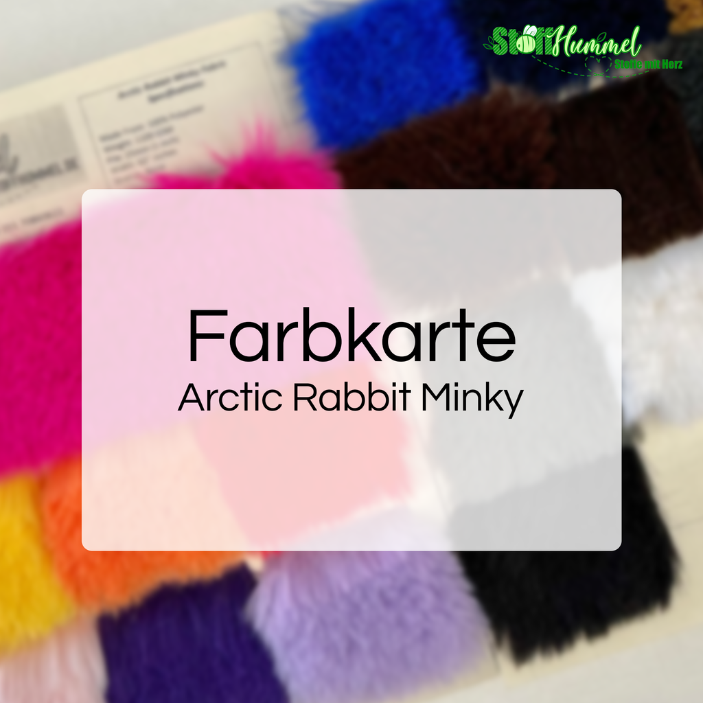 Hug-Z® - Arctic Rabbit Minky - Farbkarte - Stoffhummel