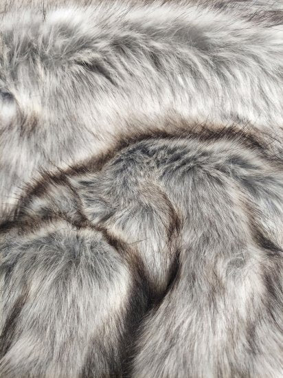 Ecoshag Animal Wolf Long Pile Shaggy Fur Glacier