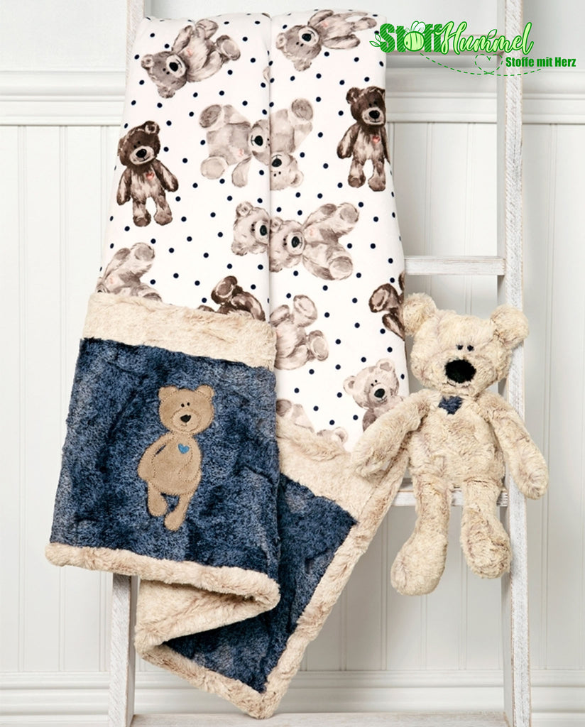 Nähset Kimberbear blau