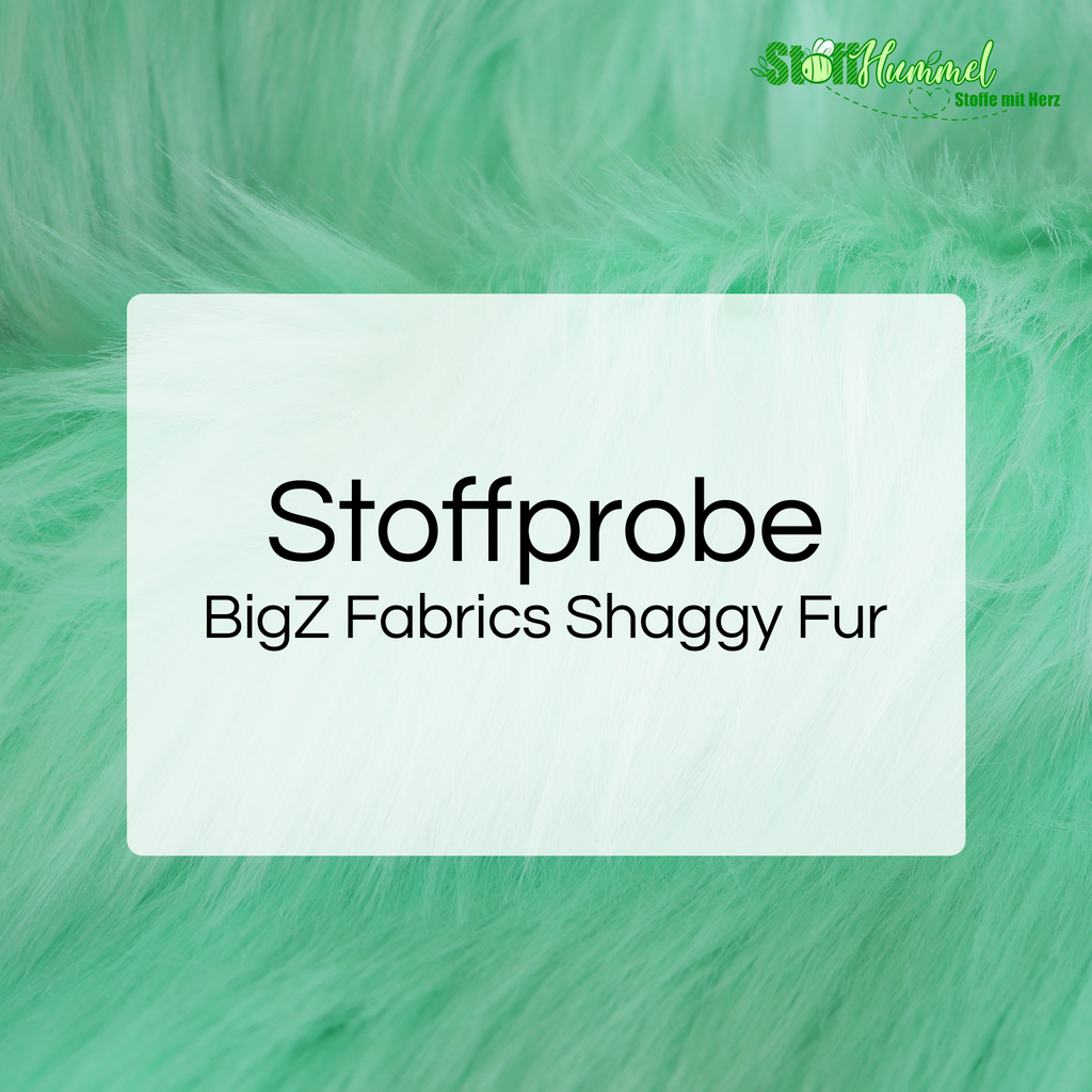 Stoffprobe - Solid Shaggy Fur - Stoffhummel